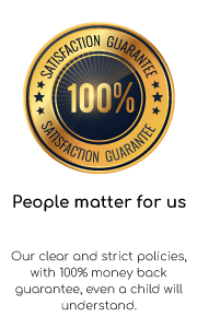 100% money-back guarantee